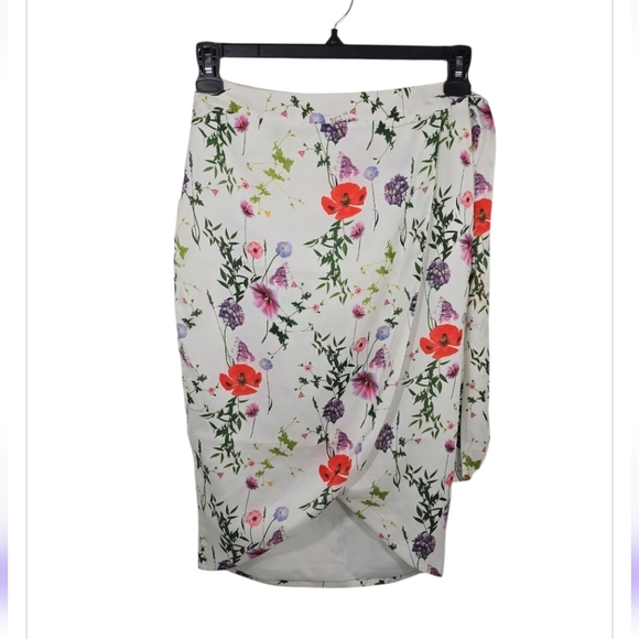 {Ted Baker London} Camila Hedgerow Wrap Skirt - Ted Size 1 (SMALL) - Picture 6 of 17